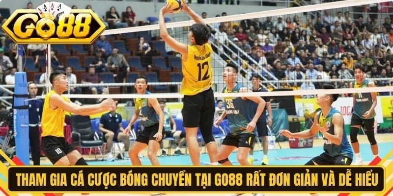 Tham gia cá cược bóng chuyền tại Go88 rất đơn giản và dễ hiểu