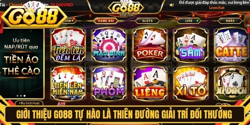 Giới thiệu Go88 tự hào là thiên đường giải trí đổi thưởng đẳng cấp