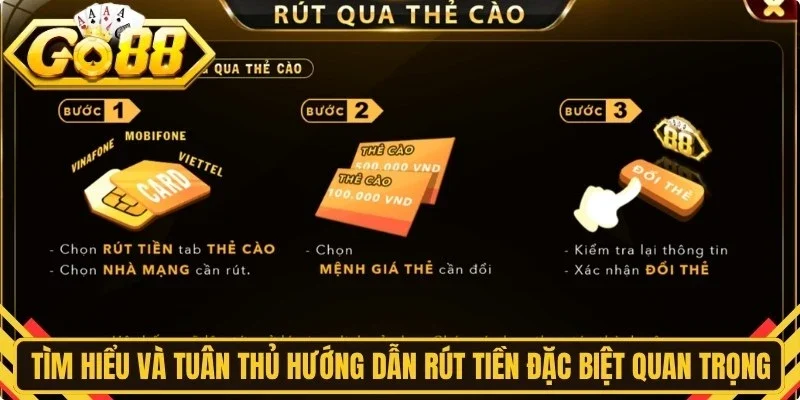 Tìm hiểu và tuân thủ hướng dẫn rút tiền đặc biệt quan trọng